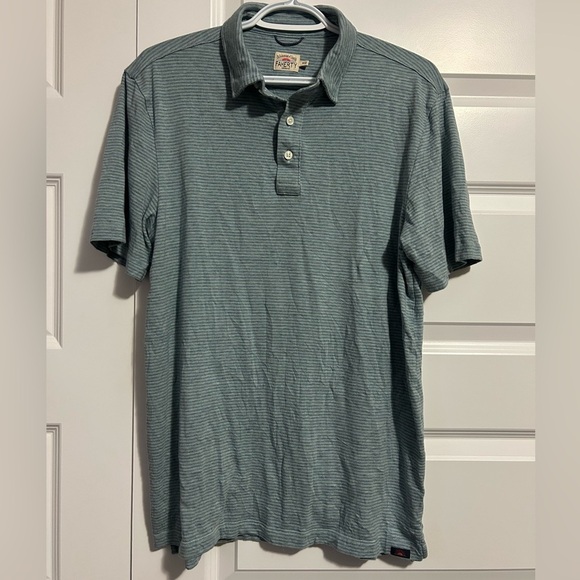 Faherty Other - Faherty Striped Super Soft Polo Golf Shirt Classic Design